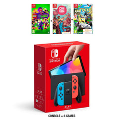 Nintendo Switch OLED Console + 3 Games UAE
