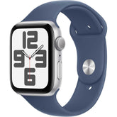 Apple Watch SE (2024) GPS 40mm – Silver Aluminum Case & Denim Sport Band UAE
