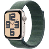 Apple Watch SE (2024) GPS 40mm – Starlight Aluminum Case & Lake Green Sport Loop UAE