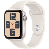 Apple Watch SE (2024) GPS 44mm – Starlight Aluminum Case & Sport Band UAE