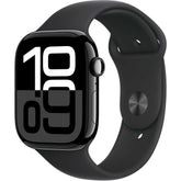 Apple Watch Series 10 GPS + Cellular 46mm – Jet Black Aluminum Case & Black Sport Band UAE