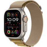 Apple Watch Ultra 2 GPS + Cellular 49mm – Natural Titanium Case & Tan Alpine Loop M UAE