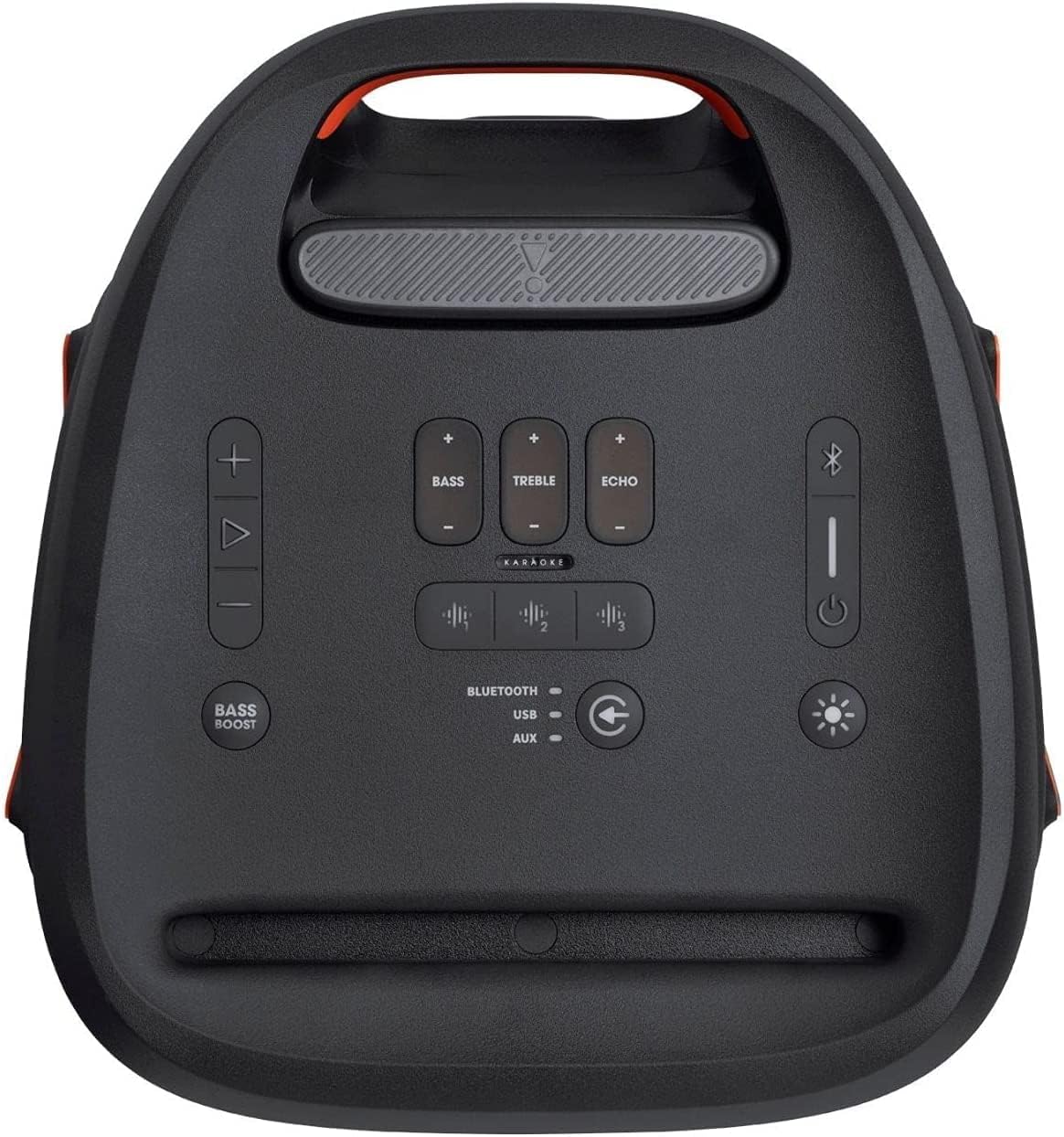 JBL Partybox 310 Portable Bluetooth Party Speaker with 240W Monstrous JBL Pro Sound | Telescopic Handle & Wheels with Guitar & Mic Support