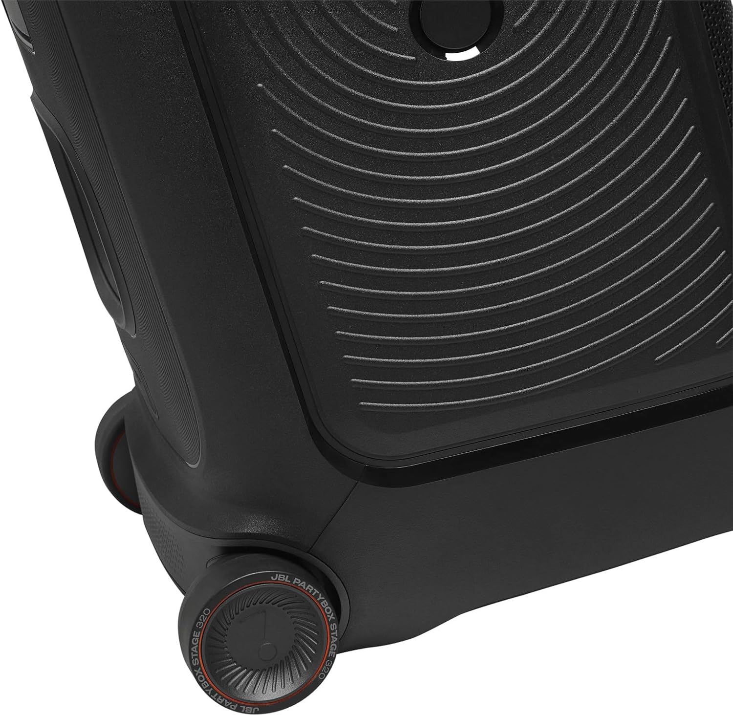 JBL Partybox Stage 320 Portable Party Speaker With Wheels Black