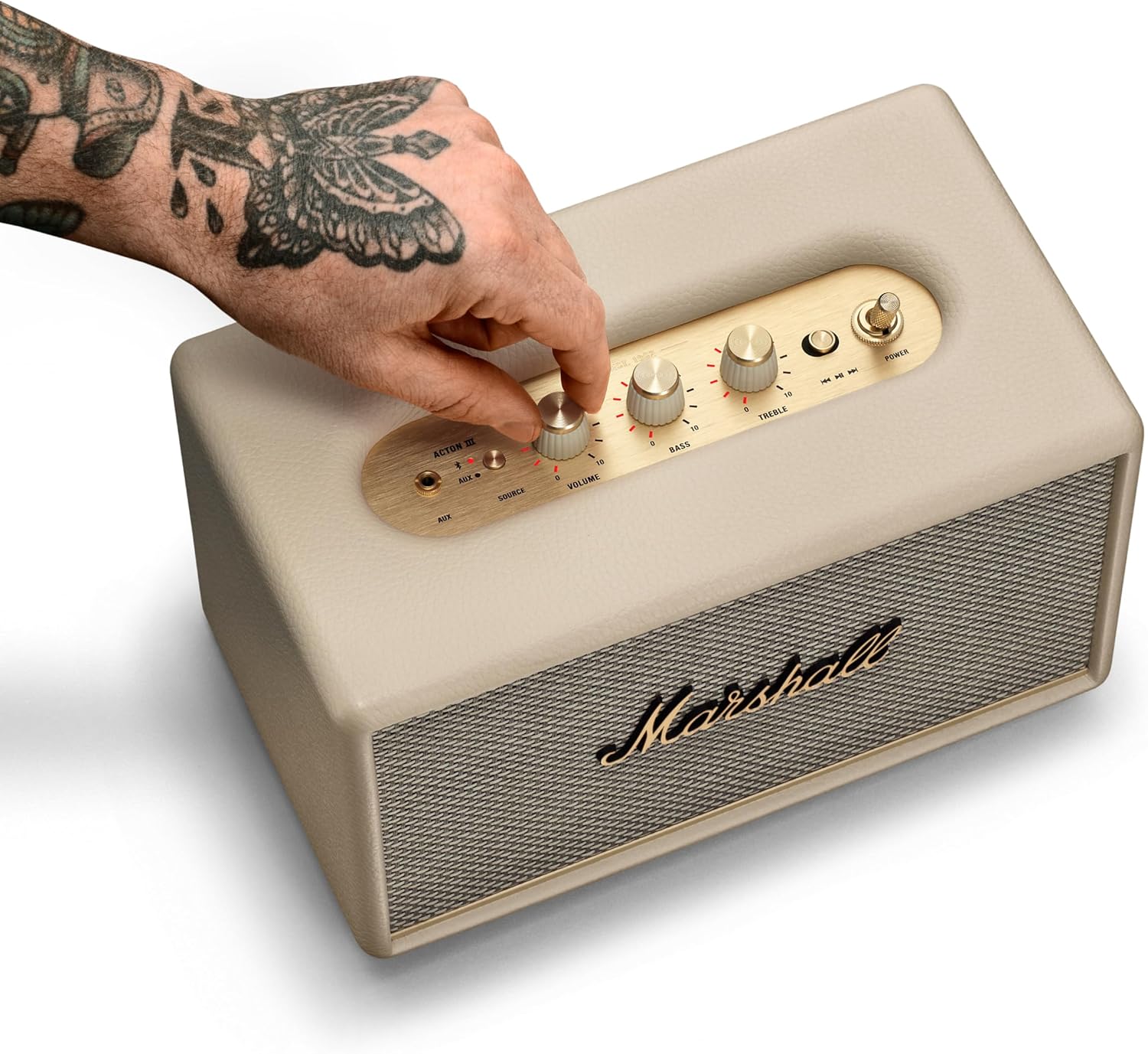 Marshall Acton III Bluetooth Speaker - Cream