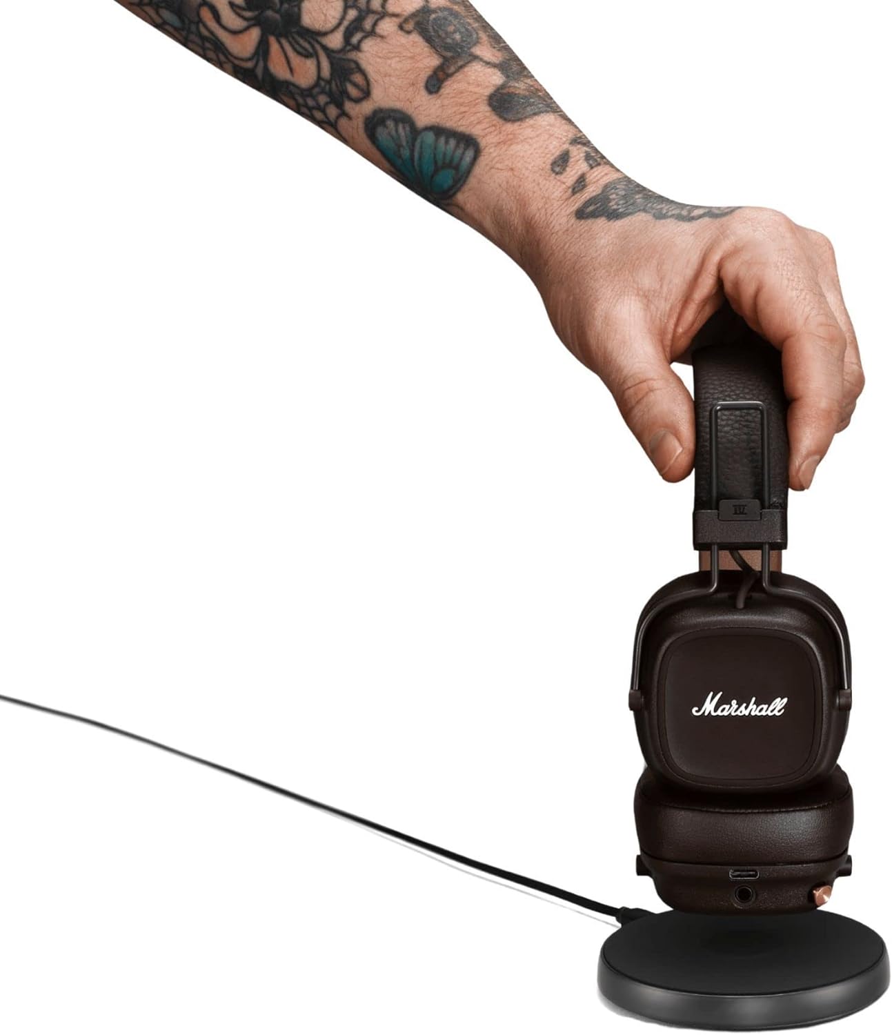 Marshall Major IV Wireless On Ear Headset Brown
