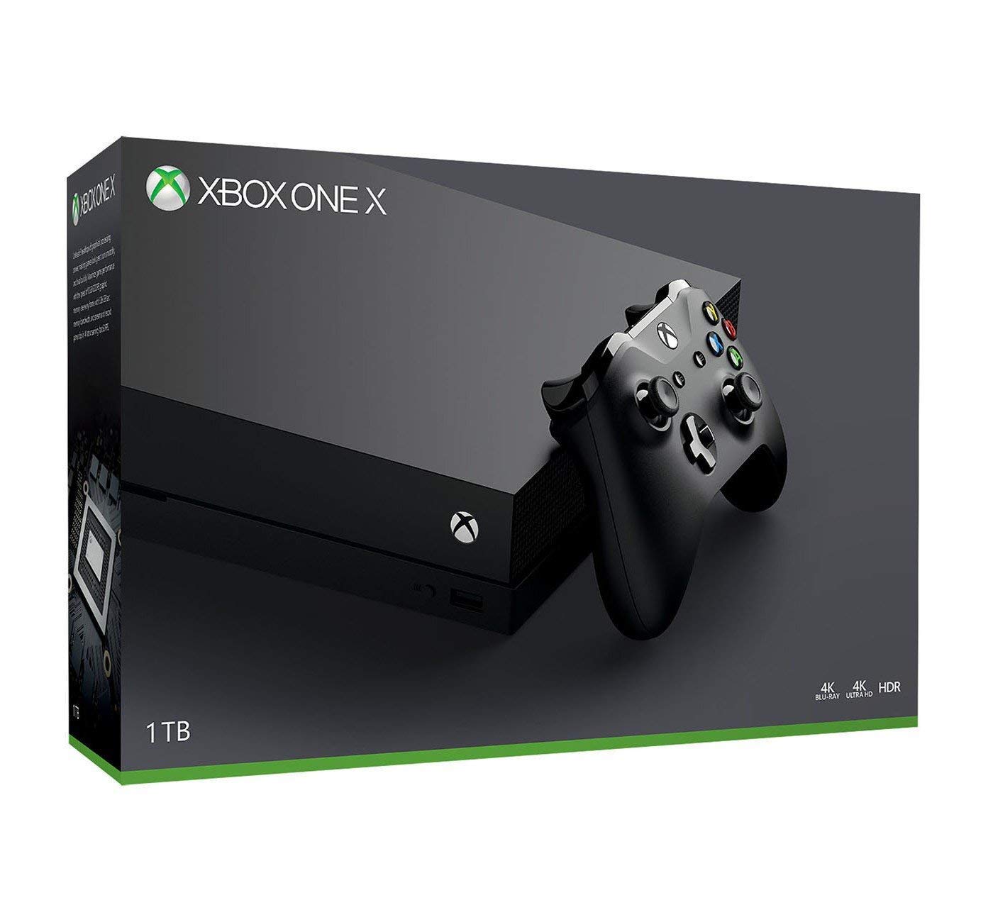 Microsoft Xbox One X 1TB Console with Wireless Controller – 4K HDR Gaming