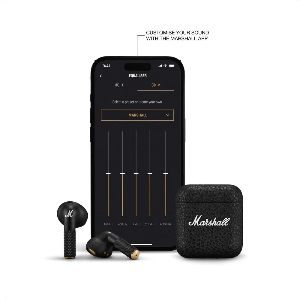 Marshall Minor IV True Wireless Earbuds Black