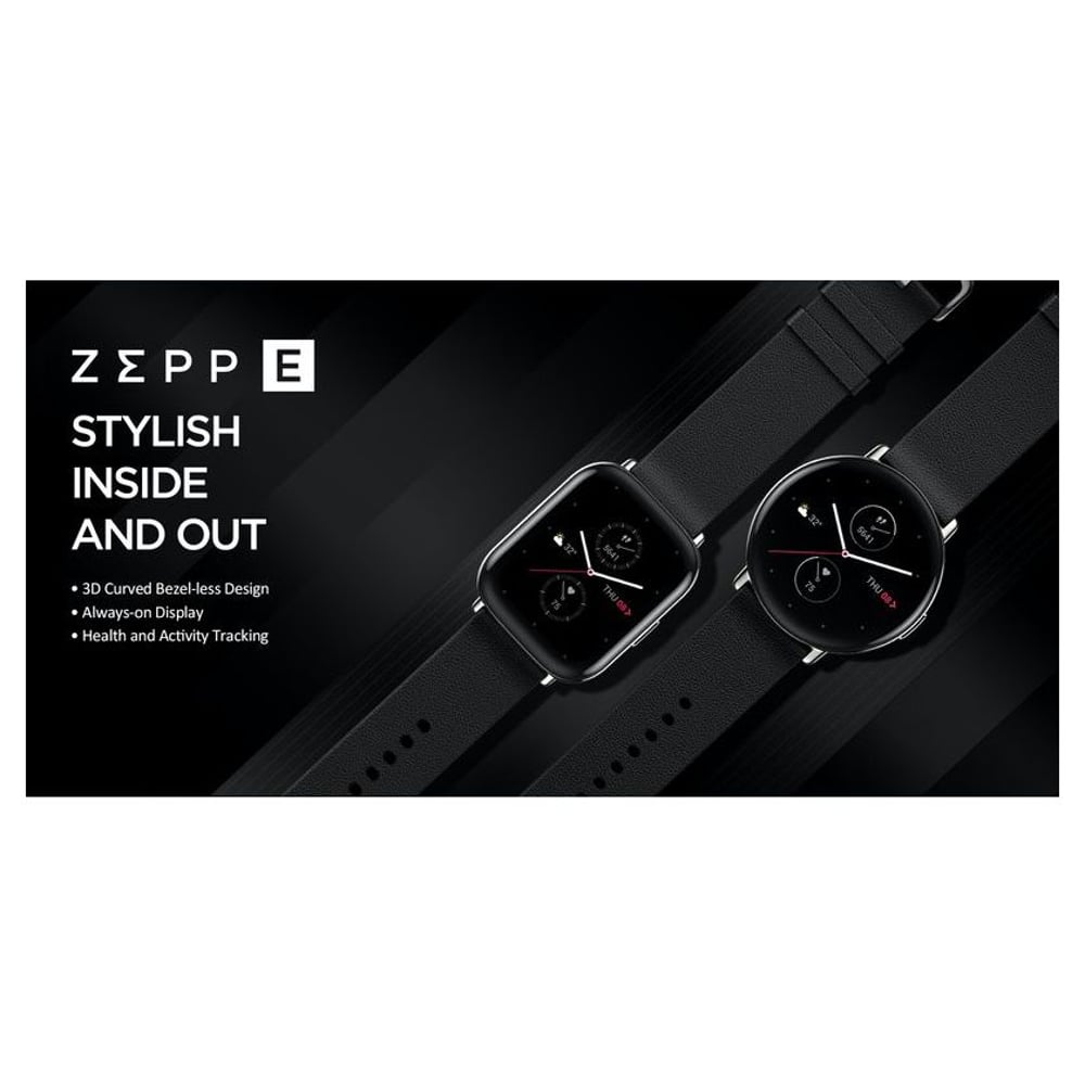 Amazfit ZEPP Square A1958 Smart Watch Onyx Black