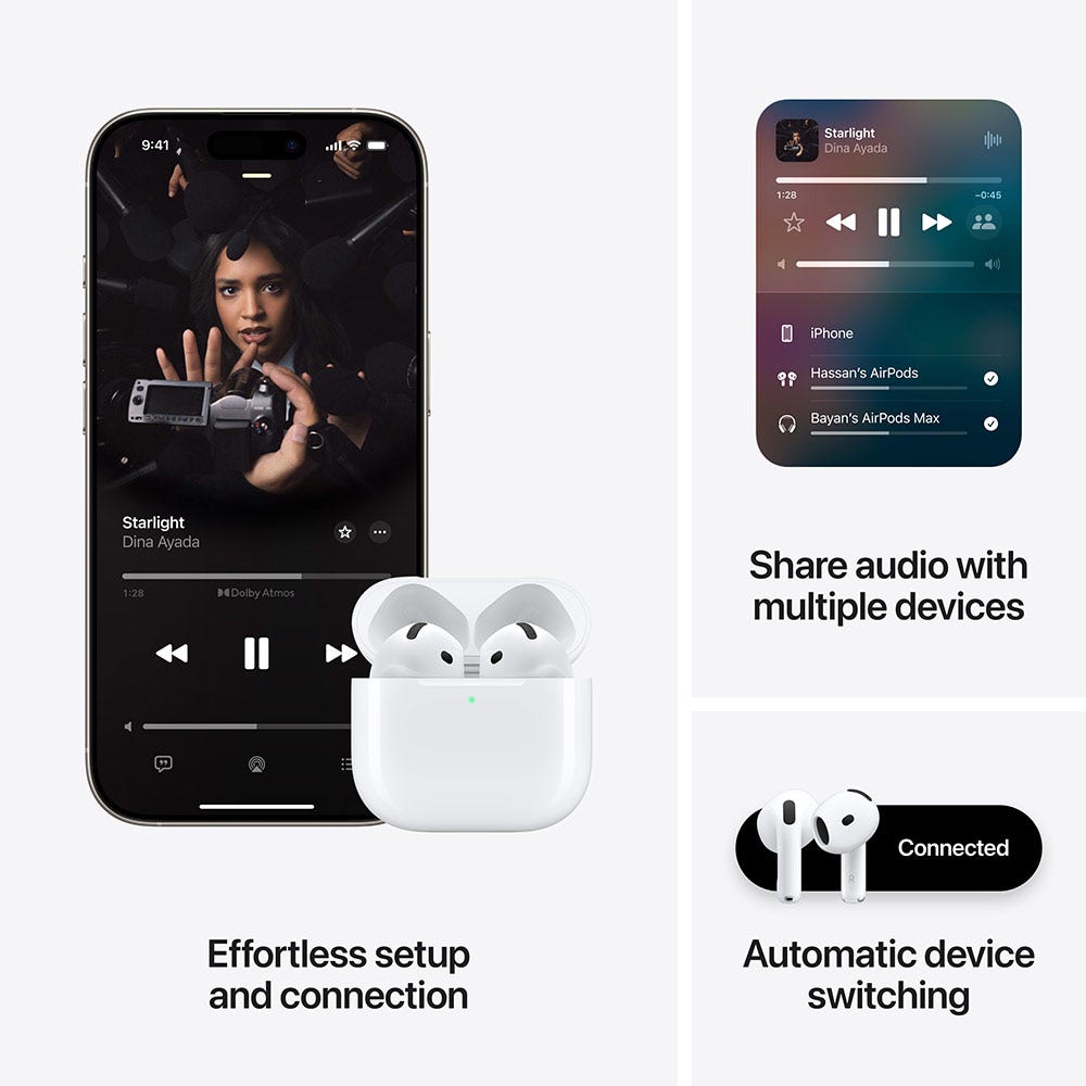 Apple AirPods 4 with Active Noise Cancellation