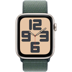 Apple Watch SE (2024) GPS 40mm – Starlight Aluminum Case & Lake Green Sport Loop UAE