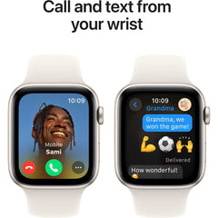 Apple Watch SE (2024) GPS 44mm – Starlight Aluminum Case & Sport Band UAE