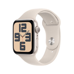 Apple Watch SE GPS 40mm Starlight Aluminum Case with Starlight Sport Band - M/L