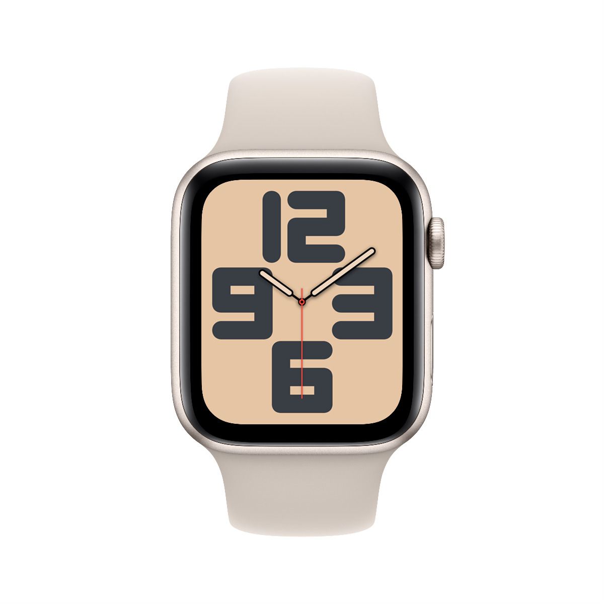 Apple Watch SE GPS 40mm Starlight Aluminum Case with Starlight Sport Band - M/L