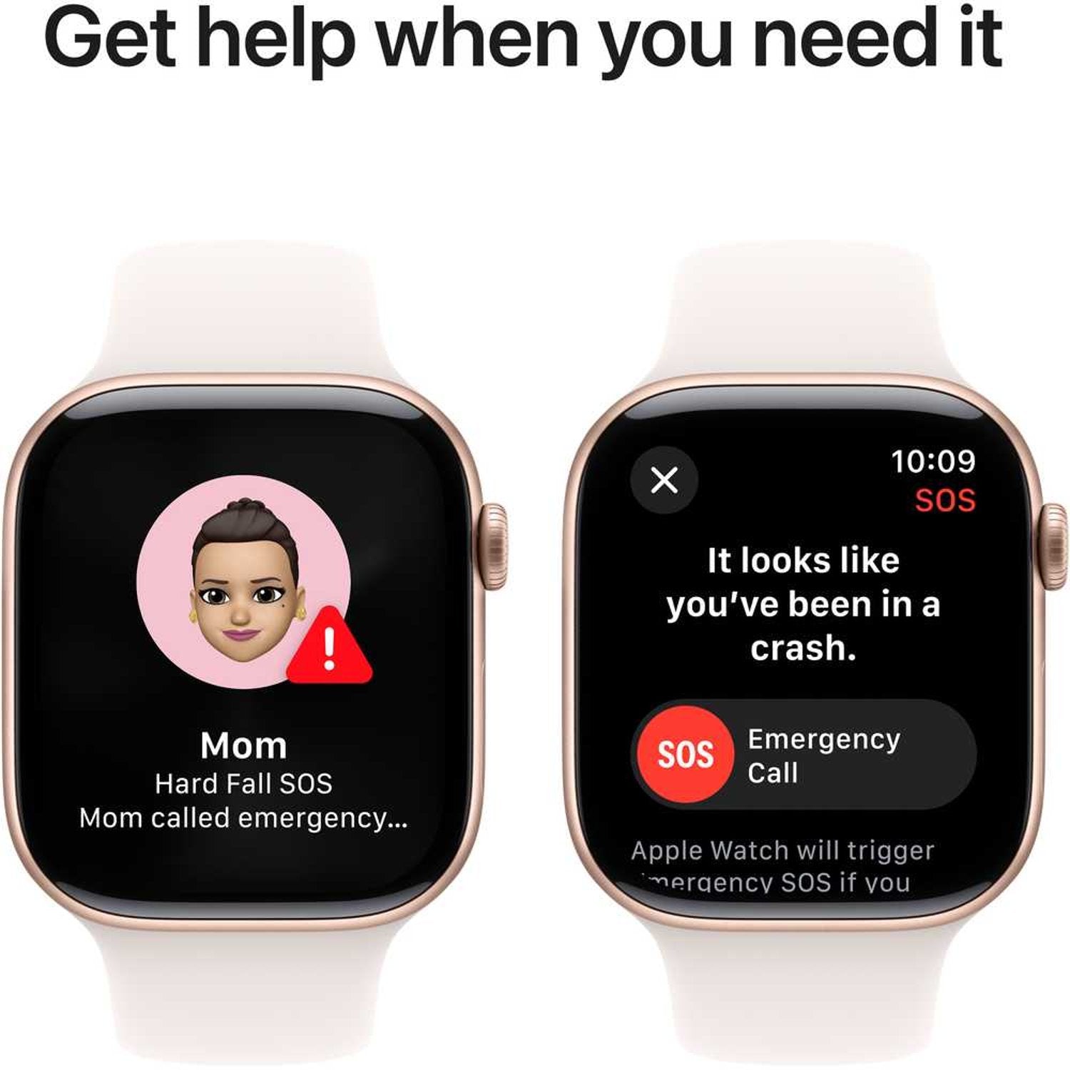 Apple Watch Series 10 GPS 46mm – Rose Gold Aluminum Case & Light Blush Sport Band UAE