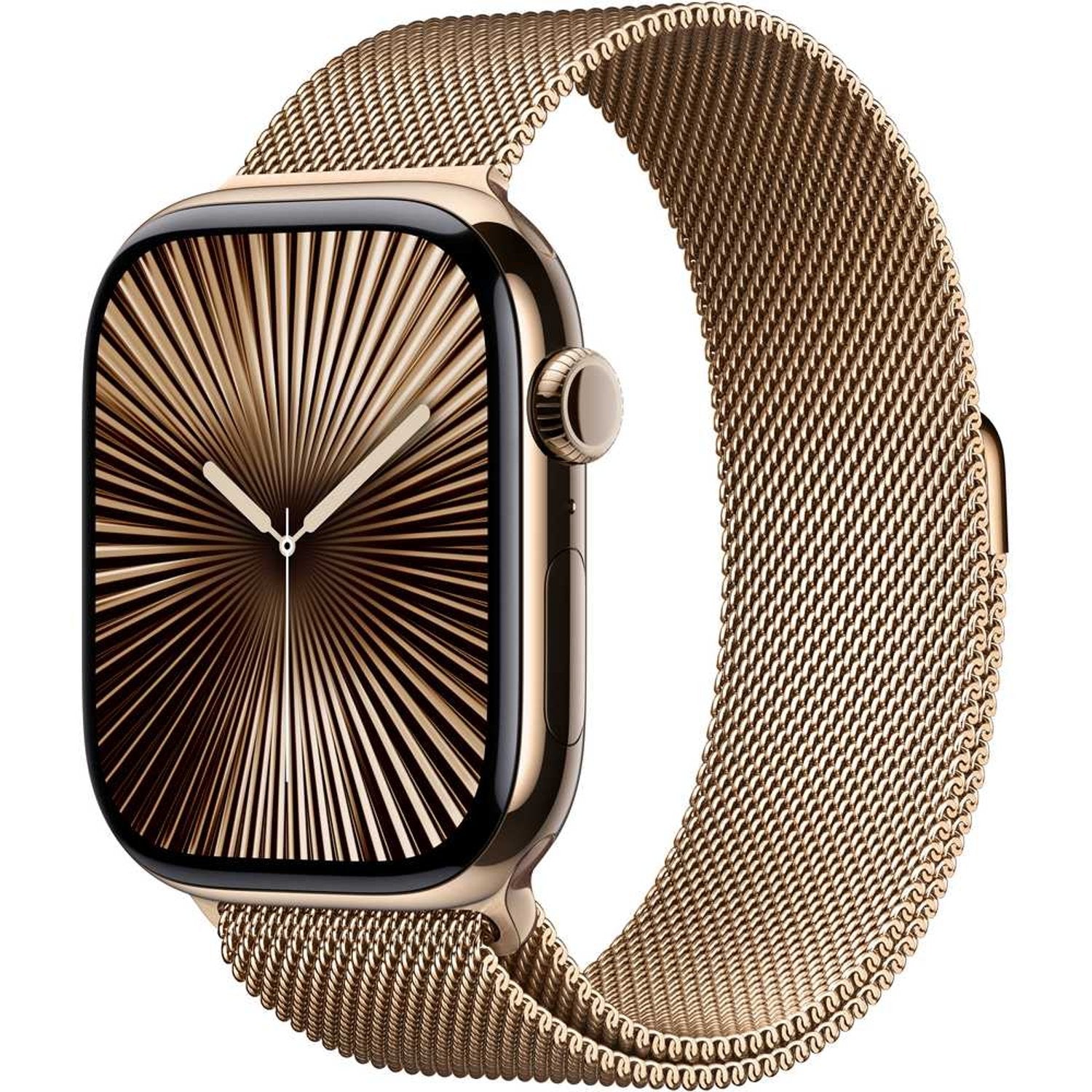 Apple Watch Series 10 GPS + Cellular 46mm – Slate Titanium Case & Black Milanese Loop S/M UAE