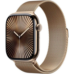 Apple Watch Series 10 GPS + Cellular 46mm – Slate Titanium Case & Black Milanese Loop S/M UAE