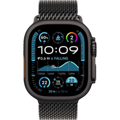Apple Watch Ultra 2 GPS + Cellular 49mm – Black Titanium Case & Black Milanese Loop M UAE