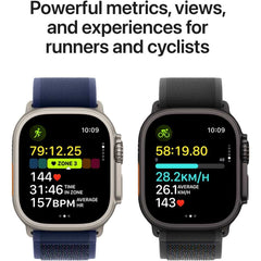Apple Watch Ultra 2 GPS + Cellular 49mm – Black Titanium Case & Black Milanese Loop M UAE