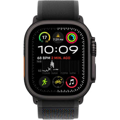 Apple Watch Ultra 2 GPS + Cellular 49mm Black Titanium Case with Black Trail Loop – M/L