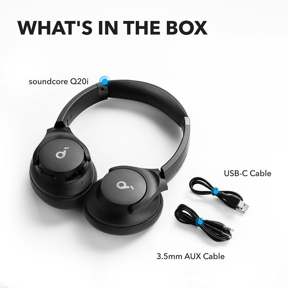 Soundcore by Anker Q20i Hybrid ANC Headphones